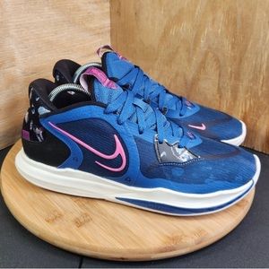 Nike Kyrie Low 5 Dark Marina Blue Lace Up Men Basketball Sneakers